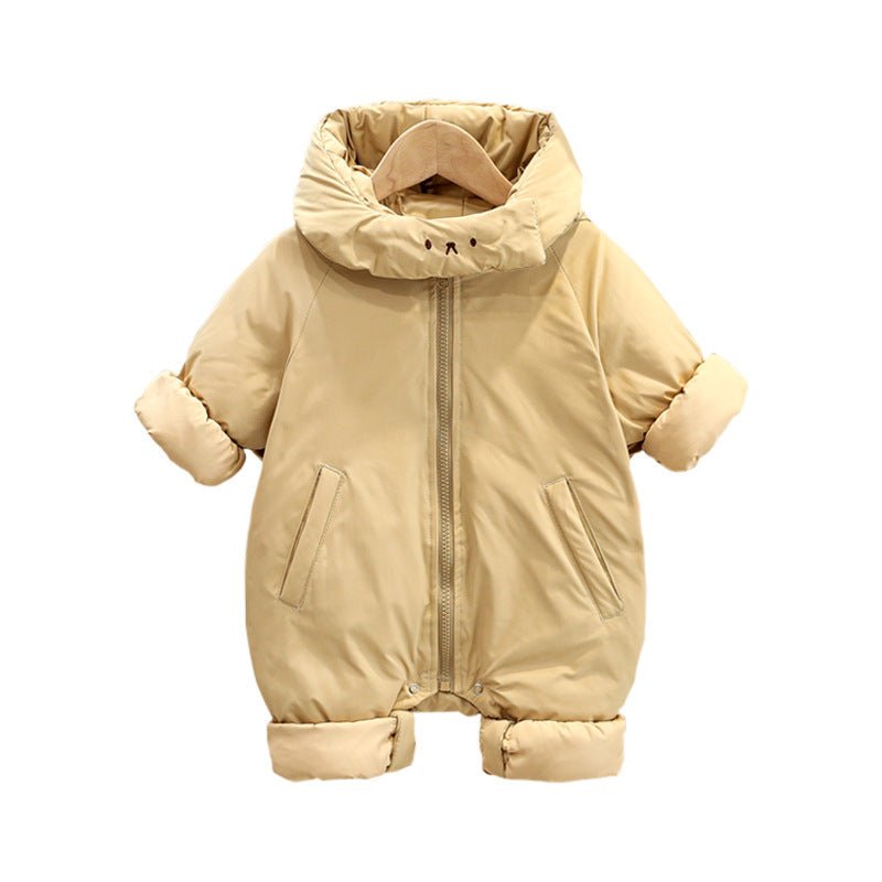 Baby Jumpsuit Baby Thick Winter Clothes - Bright Cubb