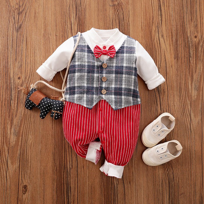 Baby Jumpsuit Spring And Autumn Models Foreign - Bright Cubb