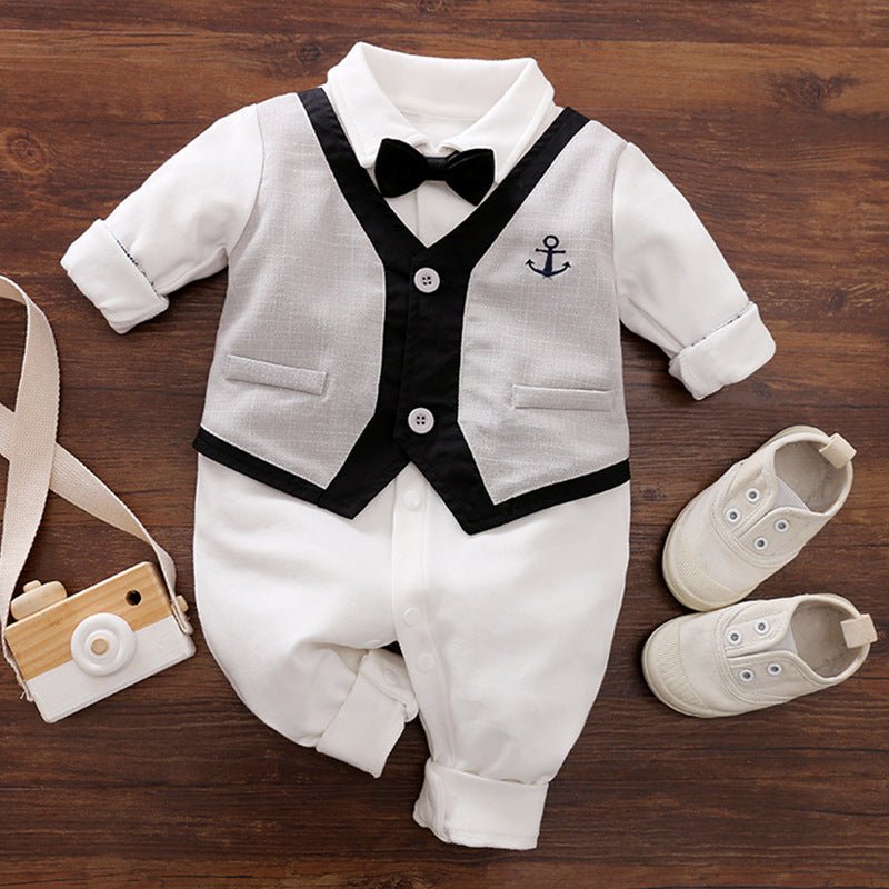Baby Jumpsuit Spring And Autumn Models Foreign - Bright Cubb