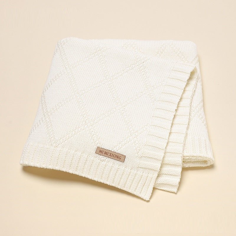 Baby Knitted Blanket - Bright Cubb