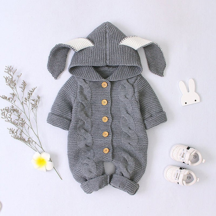 Baby knitted romper - Bright Cubb