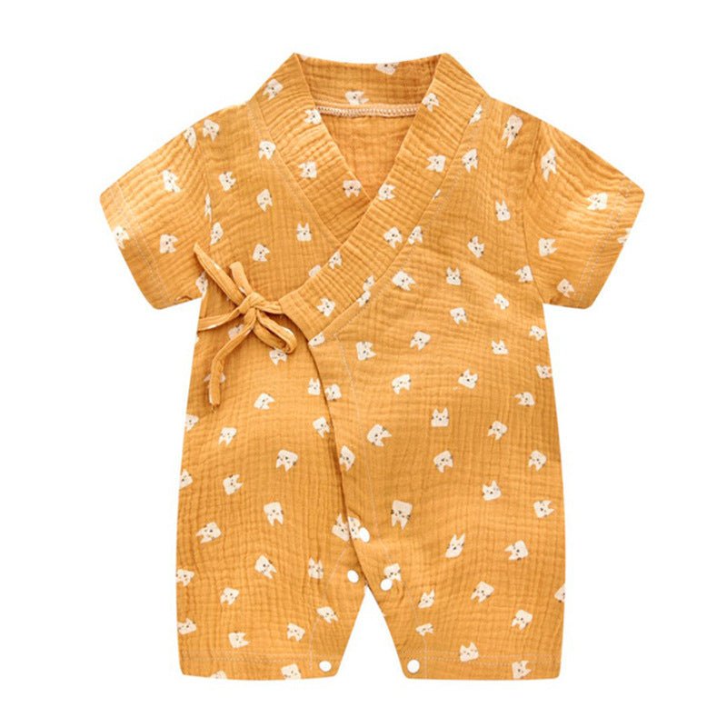 Baby Onesies Summer Thin Baby Romper - Bright Cubb
