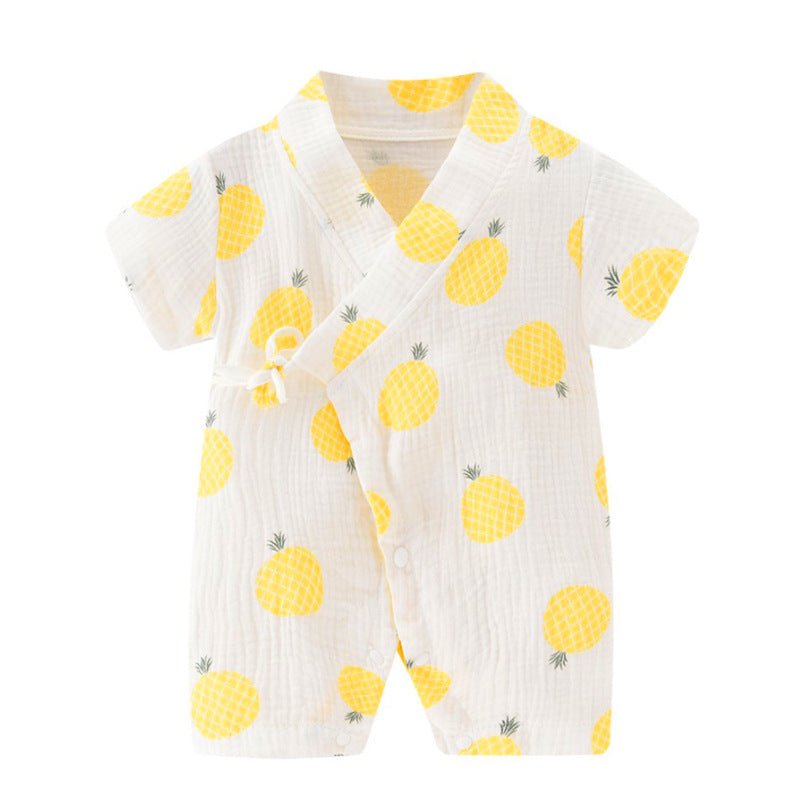 Baby Onesies Summer Thin Baby Romper - Bright Cubb