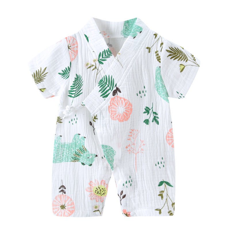 Baby Onesies Summer Thin Baby Romper - Bright Cubb