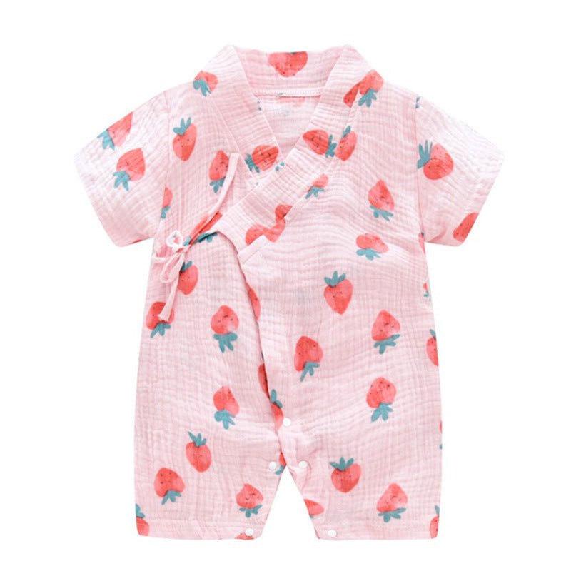 Baby Onesies Summer Thin Baby Romper - Bright Cubb