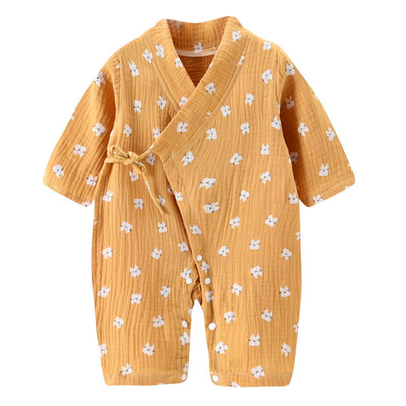 Baby Onesies Summer Thin Baby Romper - Bright Cubb