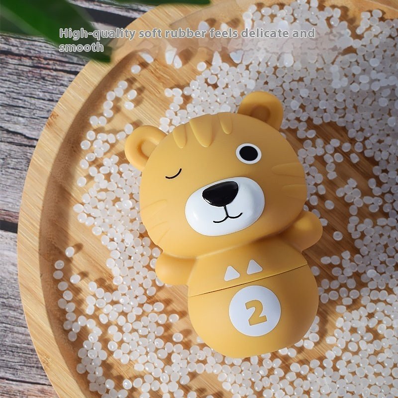 Baby Pile Jenga Bowling Soft Glue Educational Building Blocks Toy - Bright Cubb