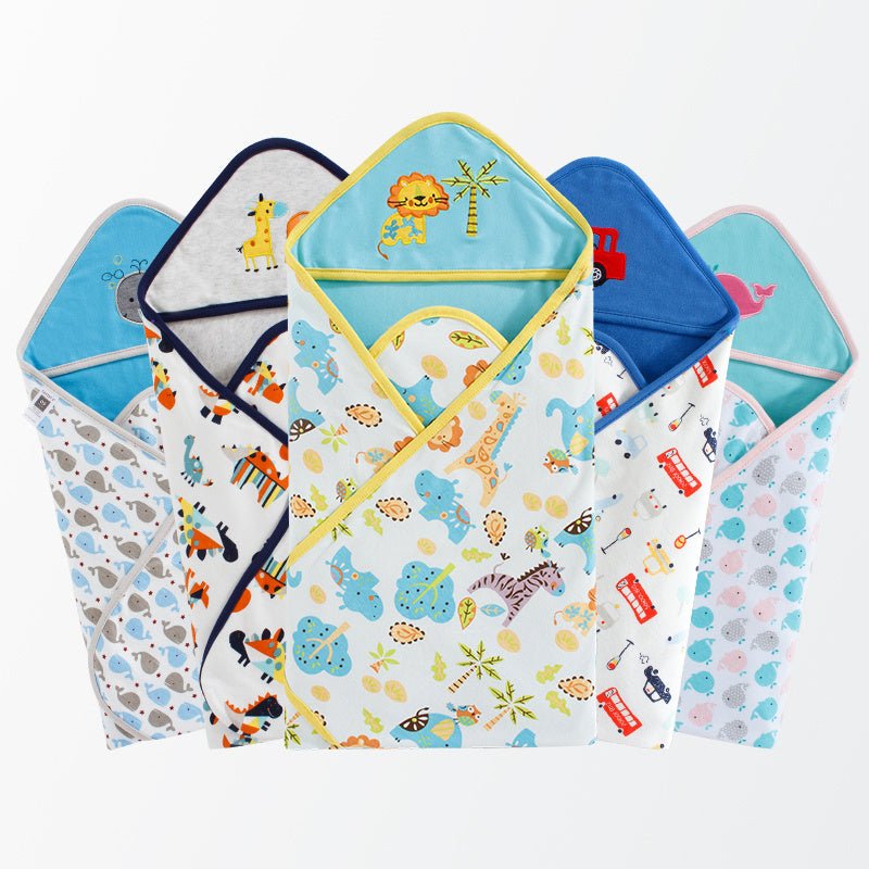 Baby Pure Cotton Dual - use Swaddle - Bright Cubb