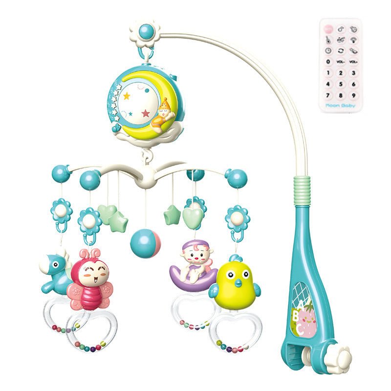 Baby Rattles Crib Mobiles Toy Holder Rotating - Bright Cubb