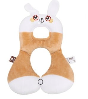 Baby Safety U - shaped Car Seat Pillow - Bright Cubb