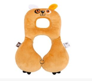 Baby Safety U - shaped Car Seat Pillow - Bright Cubb