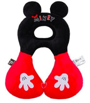 Baby Safety U - shaped Car Seat Pillow - Bright Cubb