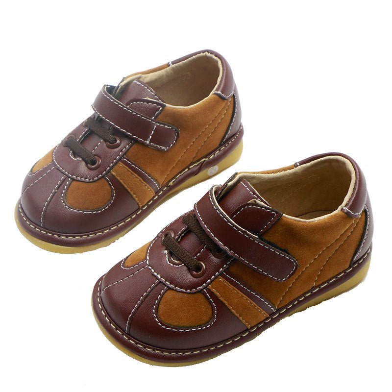 Baby shoes Velcro soft soled children's shoes - Bright Cubb