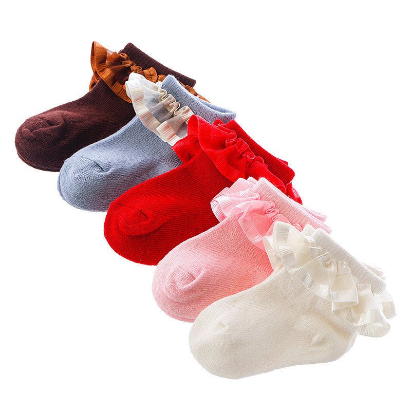 Baby Socks One Year Old Children Lace Socks Girls - Bright Cubb