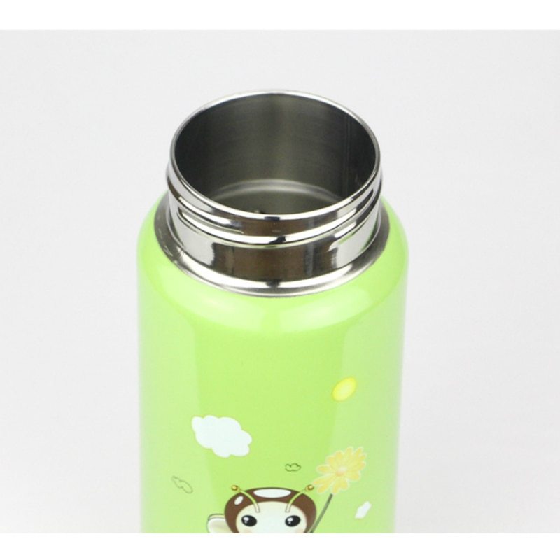 Baby stainless steel insulated feeding bottle - Bright Cubb