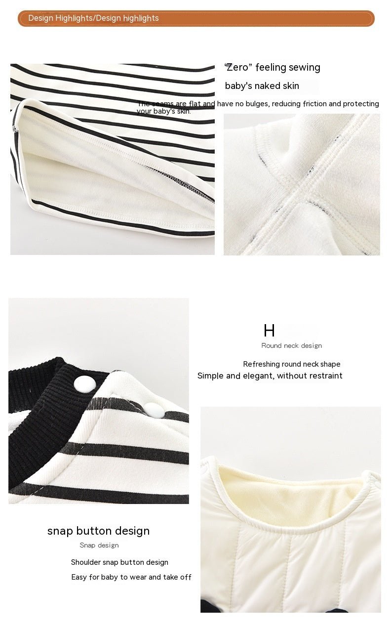 Baby Thickened Thick Warm Clothes - Bright Cubb