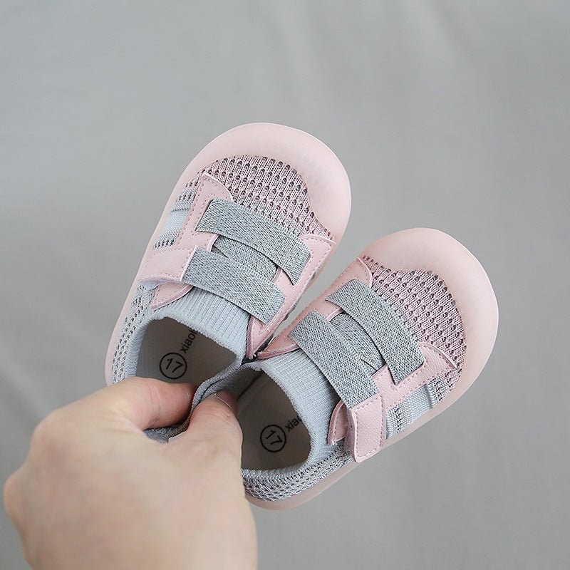 Baby Toddler Shoes Jelly Bottom Velcro Baby Shoes - Bright Cubb