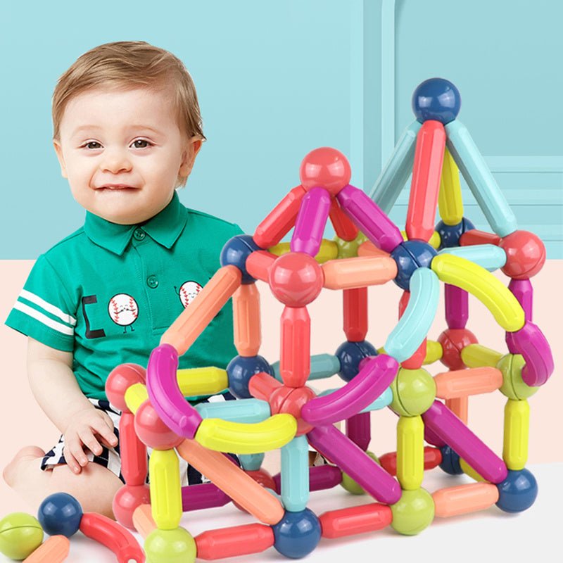Baby Toys Magnetic Stick Building Blocks Game Magnets - Bright Cubb