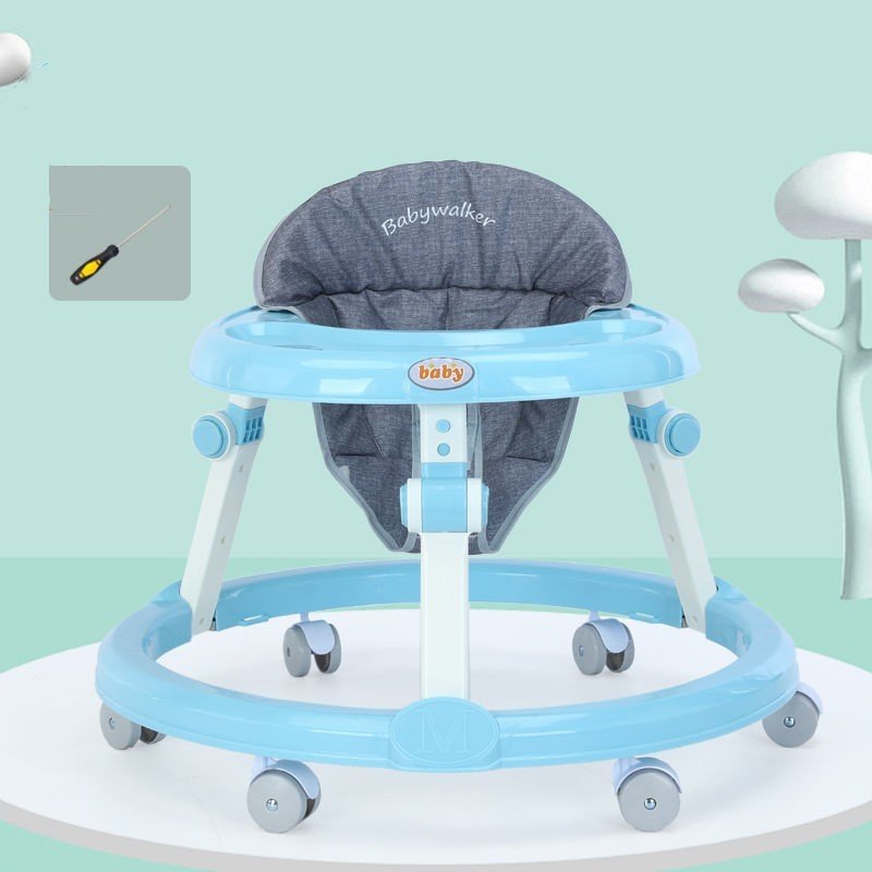 Baby Walker Anti - O - leg Baby Multifunctional Anti - rollover - Bright Cubb
