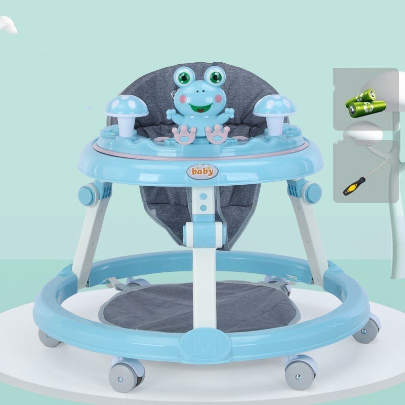 Baby Walker Anti - O - leg Baby Multifunctional Anti - rollover - Bright Cubb