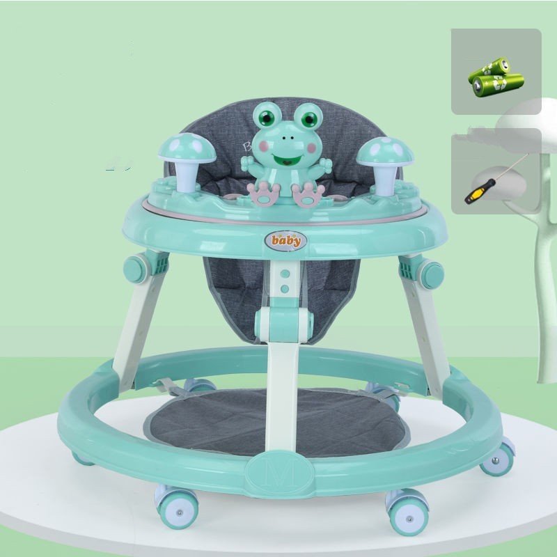 Baby Walker Anti - O - leg Baby Multifunctional Anti - rollover - Bright Cubb