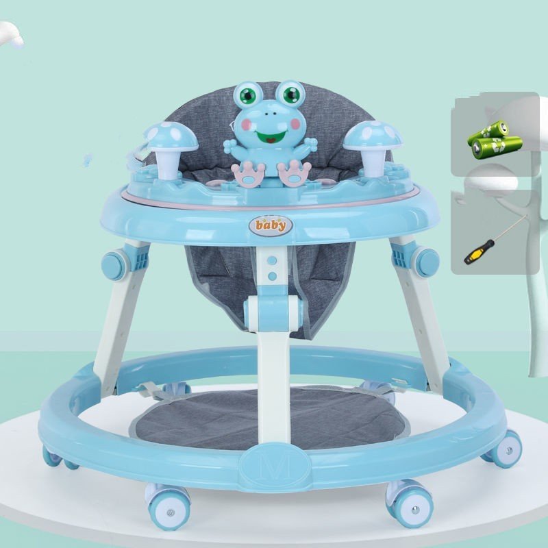 Baby Walker Anti - O - leg Baby Multifunctional Anti - rollover - Bright Cubb