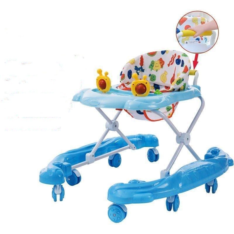 Baby Walker Multi - function Anti Rollover - Bright Cubb