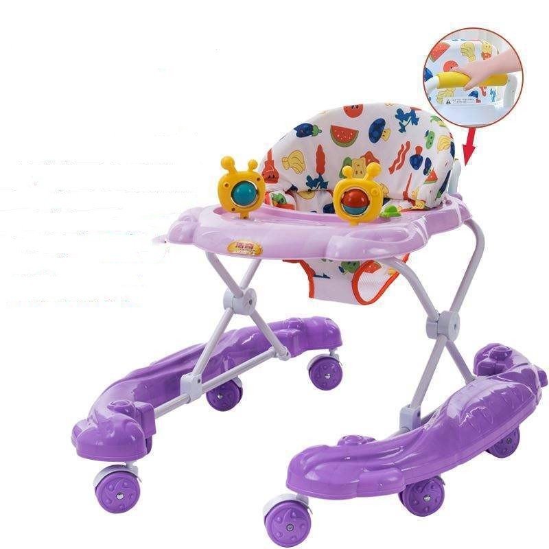 Baby Walker Multi - function Anti Rollover - Bright Cubb