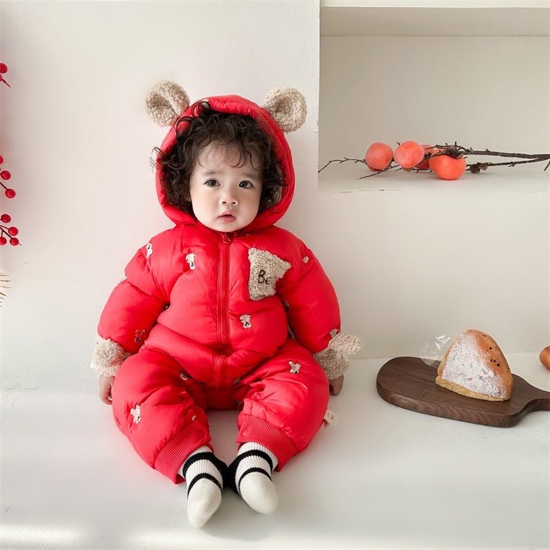 Baby Winter Clothes Velvet Padded Coat - Bright Cubb