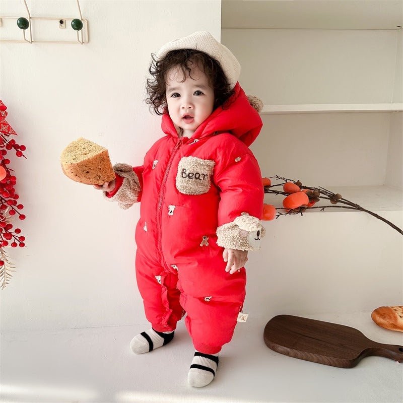 Baby Winter Clothes Velvet Padded Coat - Bright Cubb