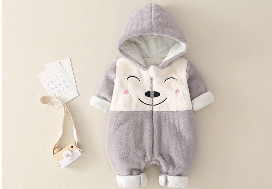 Baby's winter thickened cotton padded jacket - Bright Cubb