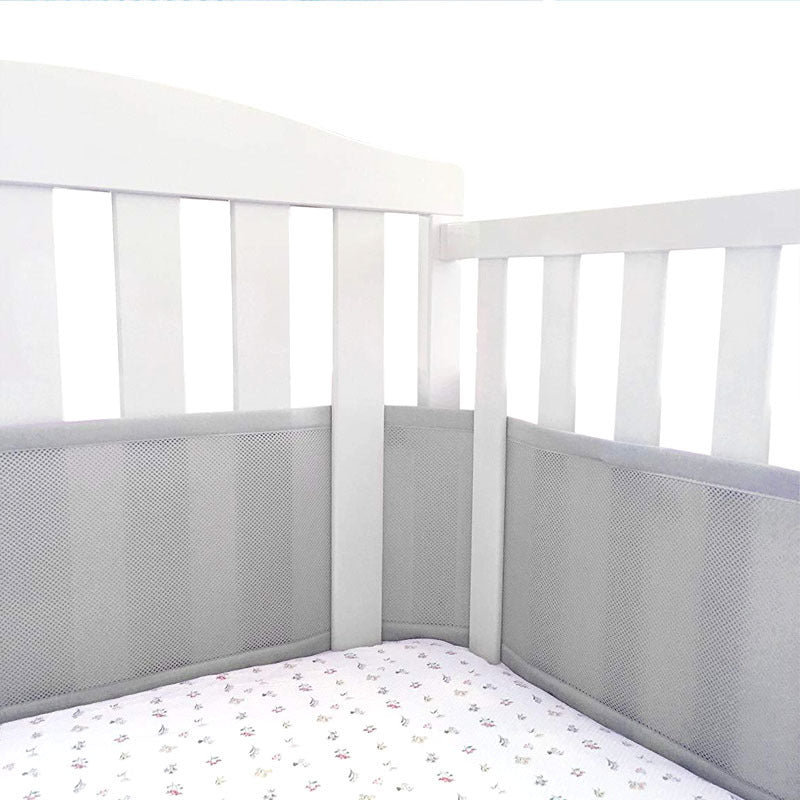 Breathable Mesh Crib Surrounding Crib - Bright Cubb