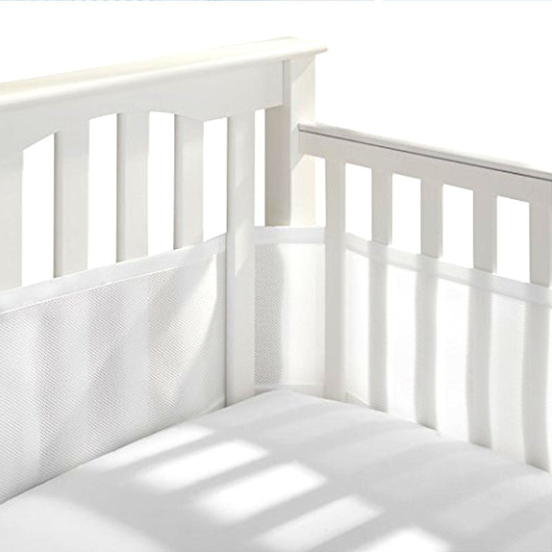 Breathable Mesh Crib Surrounding Crib - Bright Cubb