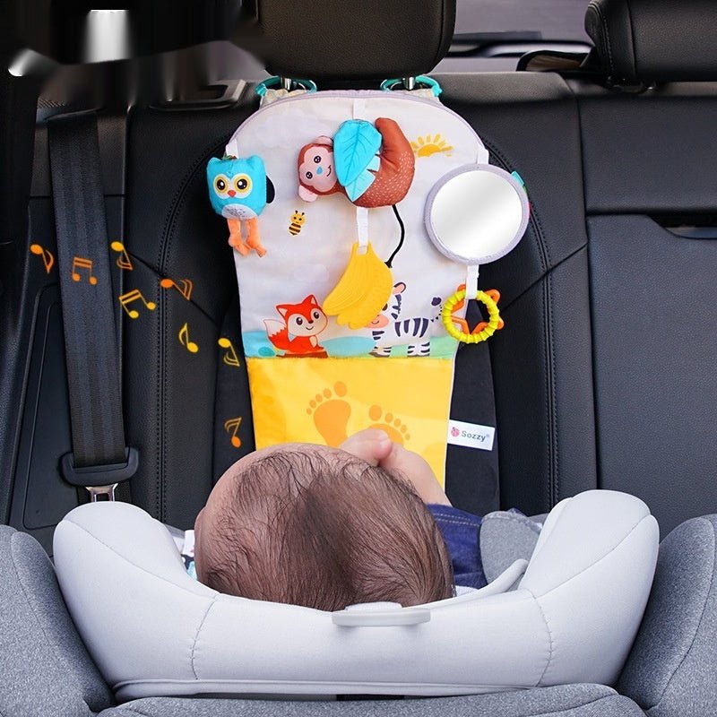 Car Mounted Child Safety Seat Basket Baby - Bright Cubb