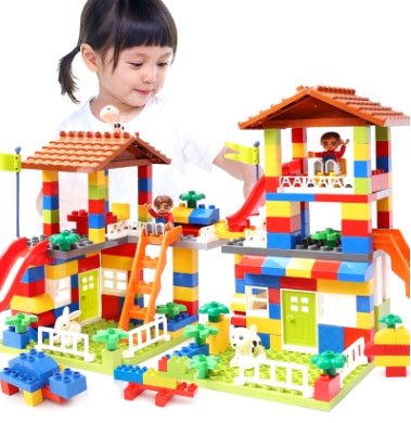 Children's puzzle building blocks, boys and girls - Bright Cubb