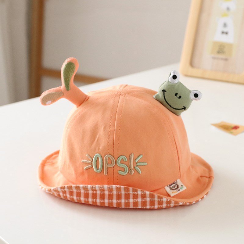 Children's Sunscreen Breathable Cute Fisherman Hat - Bright Cubb