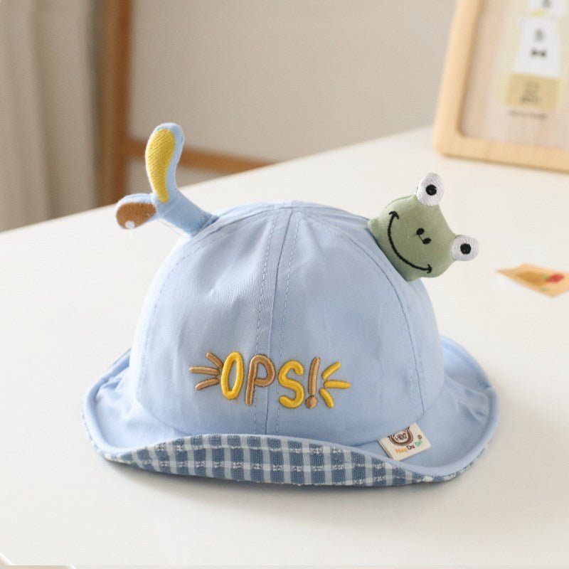 Children's Sunscreen Breathable Cute Fisherman Hat - Bright Cubb