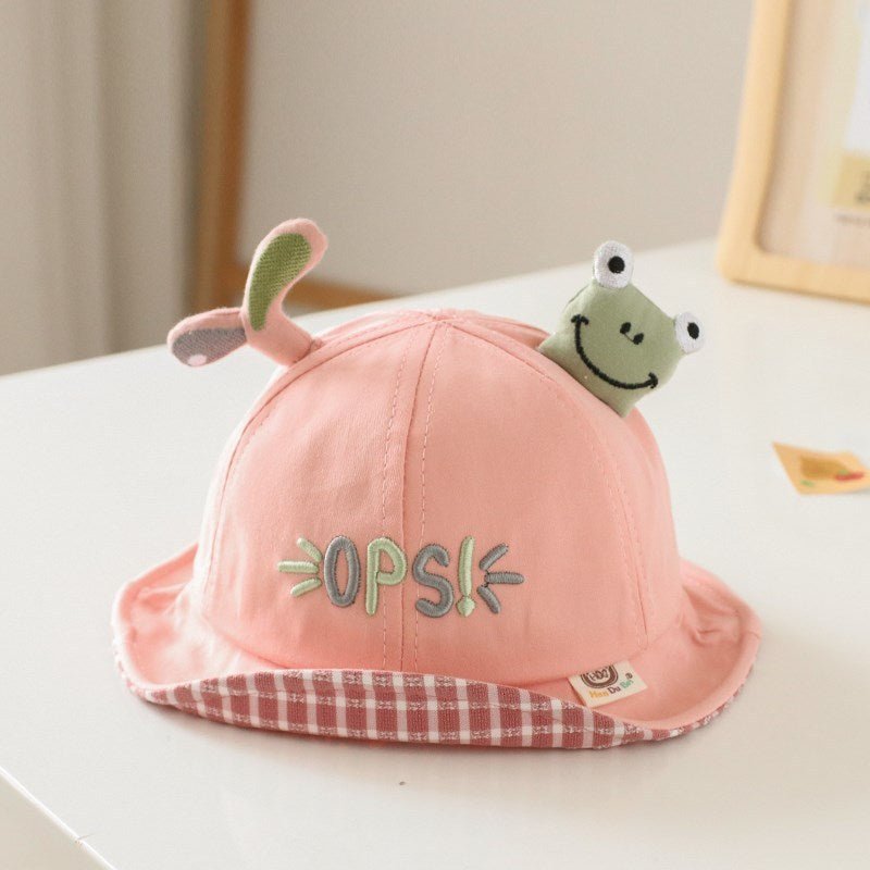 Children's Sunscreen Breathable Cute Fisherman Hat - Bright Cubb