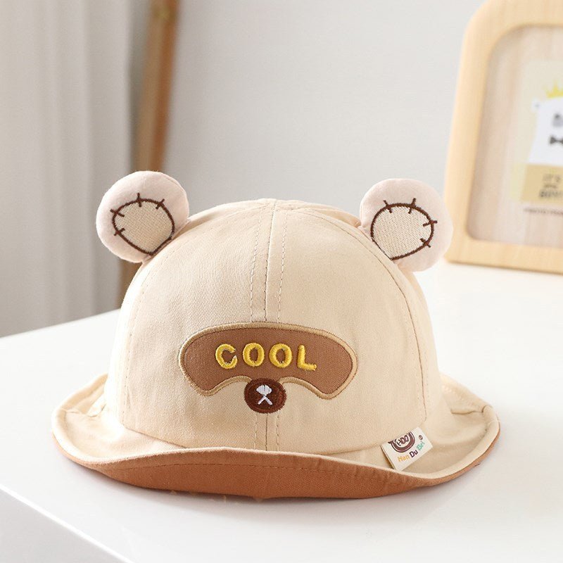 Children's Sunscreen Breathable Cute Fisherman Hat - Bright Cubb