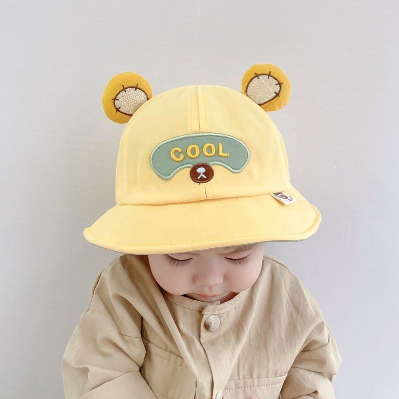 Children's Sunscreen Breathable Cute Fisherman Hat - Bright Cubb