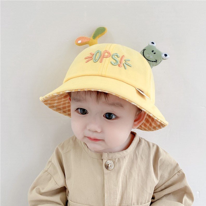 Children's Sunscreen Breathable Cute Fisherman Hat - Bright Cubb