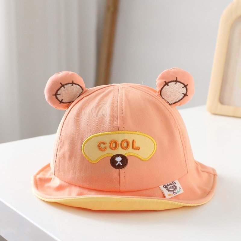 Children's Sunscreen Breathable Cute Fisherman Hat - Bright Cubb