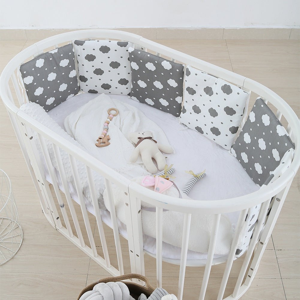 Cotton Crib Bed Circumference Baby - Bright Cubb