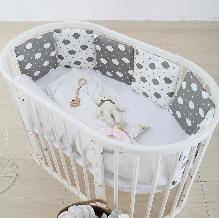 Cotton Crib Bed Circumference Baby - Bright Cubb