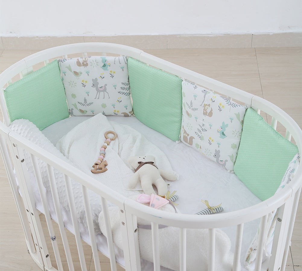 Cotton Crib Bed Circumference Baby - Bright Cubb