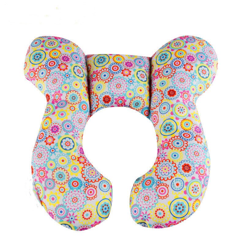 Cute Cartoon Pattern Baby U - shape Pillow - Bright Cubb