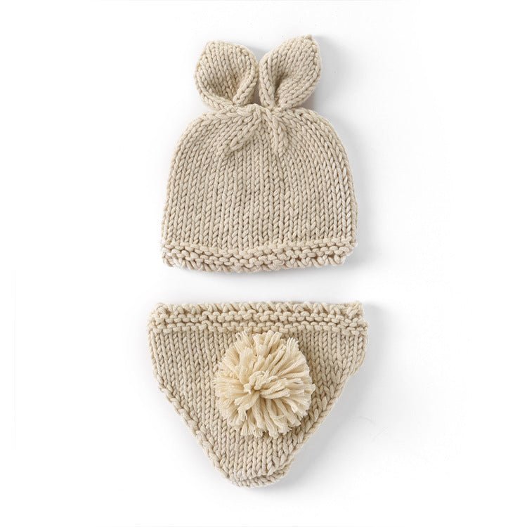 Cute Set Of Knitted Woolen Baby Children's Hats - Bright Cubb