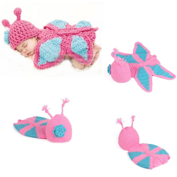 Cute Set Of Knitted Woolen Baby Children's Hats - Bright Cubb