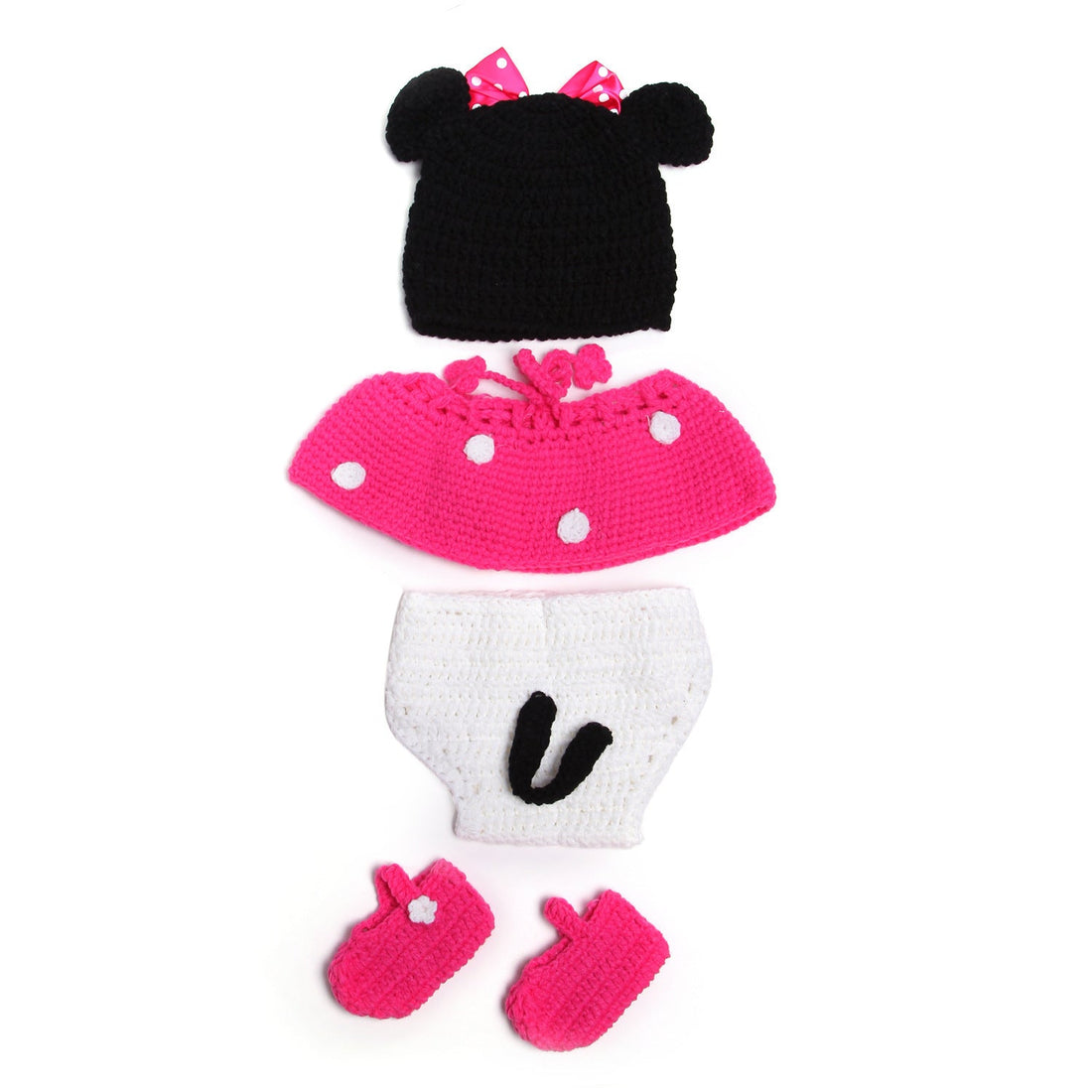 Cute Set Of Knitted Woolen Baby Children's Hats - Bright Cubb