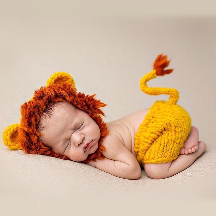 Cute Set Of Knitted Woolen Baby Children's Hats - Bright Cubb